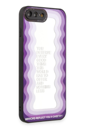 Newface iPhone 7 Plus Kılıf Mirror Desenli Kapak - Mirror - 5 resmi