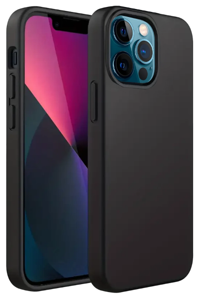 Newface iPhone 12 Pro Kılıf First Silikon - Siyah resmi