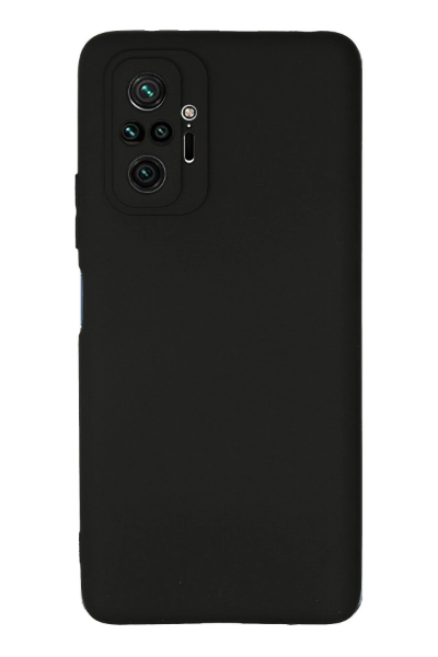 Newface Xiaomi Redmi Note 10 Pro Kılıf First Silikon - Siyah resmi