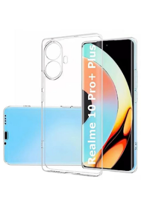 Newface Realme 10 Pro Plus 5G Kılıf Lüx Şeffaf Silikon resmi