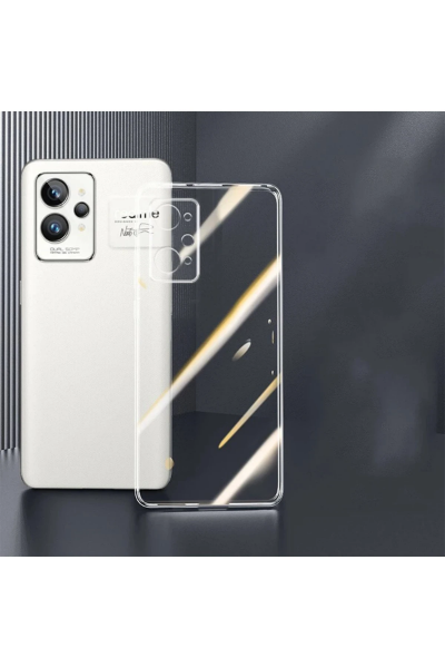 Newface Realme GT2 5G Kılıf Lüx Şeffaf Silikon resmi