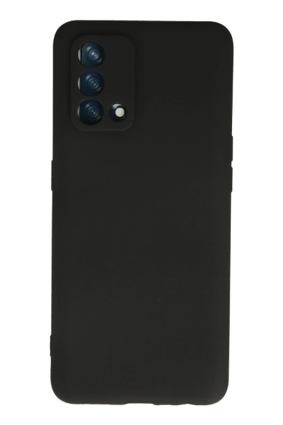 Newface Oppo A74 4G Kılıf First Silikon - Siyah resmi