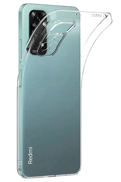 Newface Xiaomi Redmi Note 12 Pro 4G Kılıf Lüx Şeffaf Silikon resmi