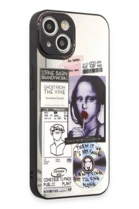 Newface iPhone 15 Kılıf Mirror Desenli Kapak - Mirror - 2 resmi