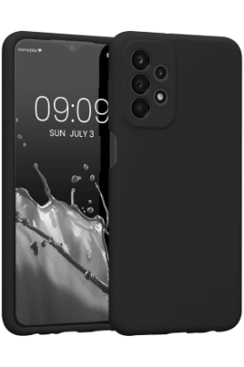 Newface Samsung Galaxy A53 5G Kılıf First Silikon - Siyah resmi