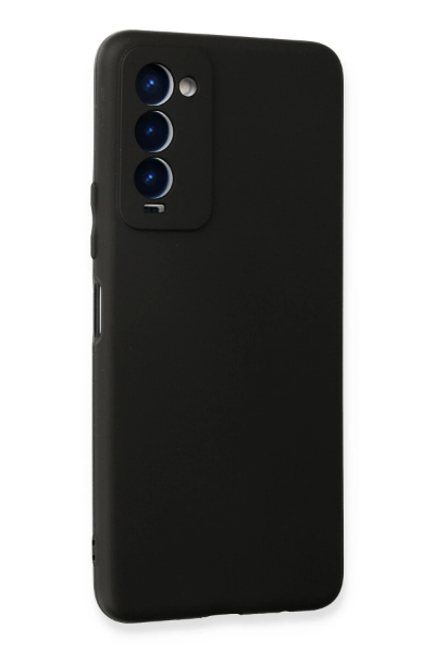 Newface Tecno Camon 18 Kılıf First Silikon - Siyah resmi