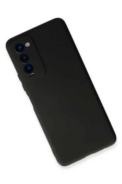 Newface Tecno Camon 18 Kılıf First Silikon - Siyah resmi