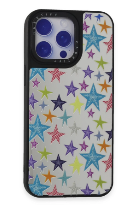 Newface iPhone 15 Pro Kılıf Mirror Desenli Kapak - Mirror - 18 resmi