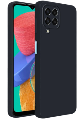 Newface Samsung Galaxy M33 Kılıf First Silikon - Siyah resmi