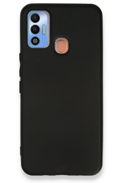 Newface Tecno Spark 7T Kılıf First Silikon - Siyah resmi