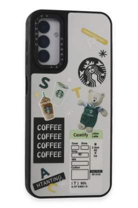 Newface Samsung Galaxy M14 5G Kılıf Mirror Desenli Kapak - Mirror - 17 resmi