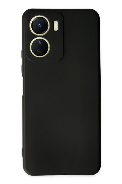 Newface Vivo Y16 Kılıf First Silikon - Siyah resmi