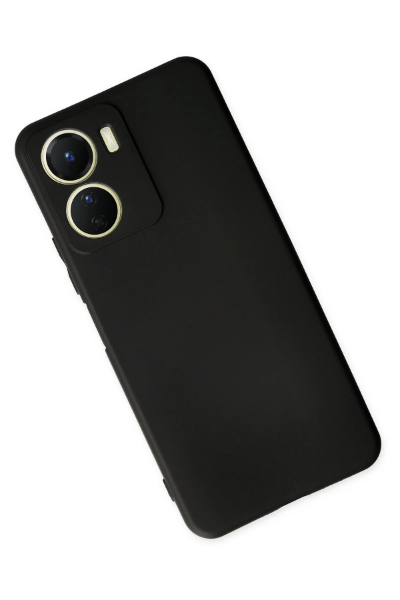 Newface Vivo Y16 Kılıf First Silikon - Siyah resmi