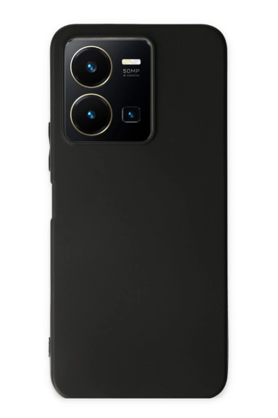 Newface Vivo Y35 Kılıf First Silikon - Siyah resmi