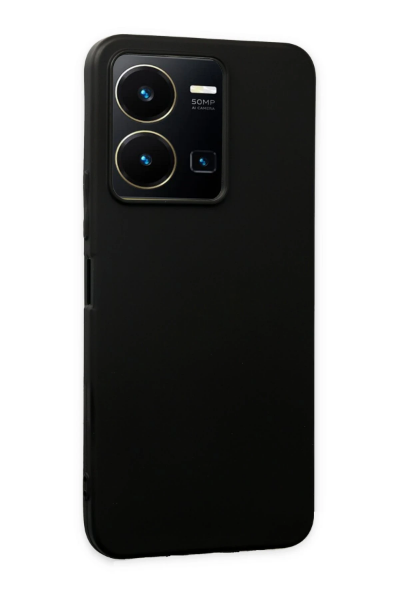 Newface Vivo Y35 Kılıf First Silikon - Siyah resmi