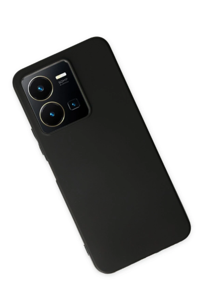 Newface Vivo Y35 Kılıf First Silikon - Siyah resmi