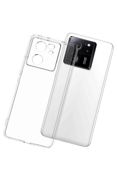 Newface Xiaomi Mi 13T Pro Kılıf Lüx Şeffaf Silikon resmi