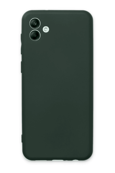 Newface Samsung Galaxy A04 Kılıf First Silikon - Koyu Yeşil resmi
