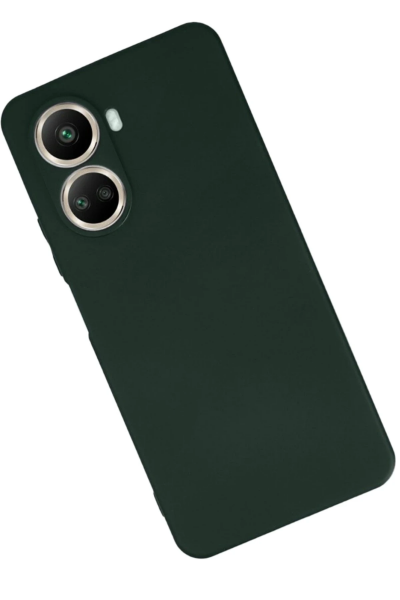 Newface Huawei Nova 10 SE Kılıf First Silikon - Koyu Yeşil resmi