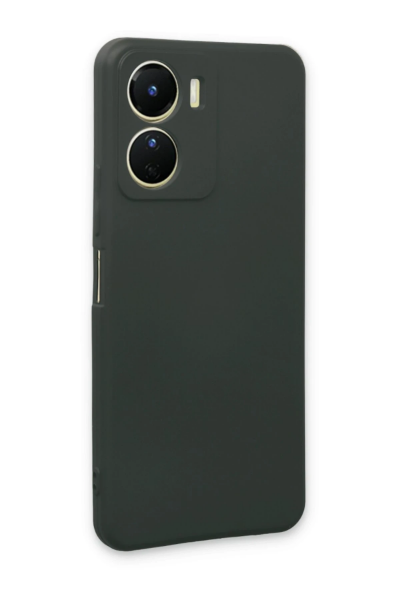 Newface Vivo Y16 Kılıf First Silikon - Koyu Yeşil resmi