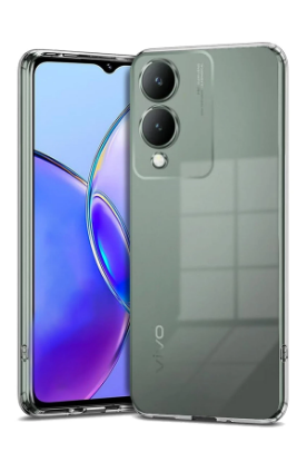 Newface Vivo Y17S Kılıf Lüx Şeffaf Silikon resmi