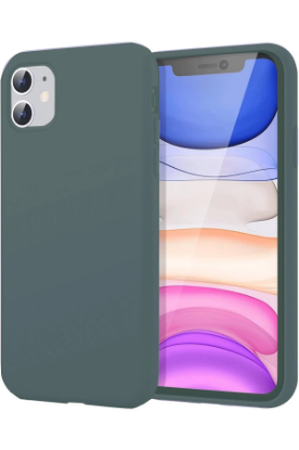 Newface iPhone 11 Kılıf First Silikon - Koyu Yeşil resmi