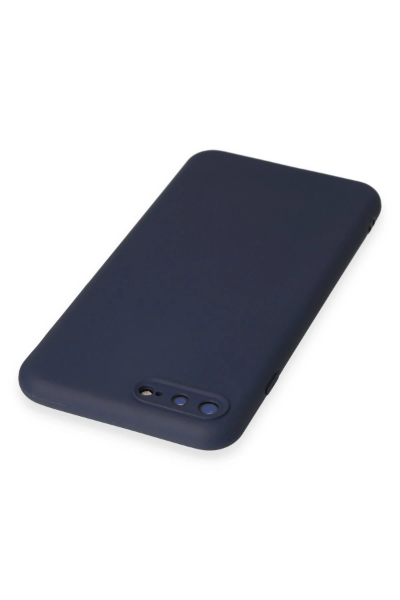 Newface iPhone 7 Plus Kılıf First Silikon - Lacivert resmi