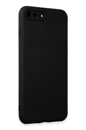 Newface iPhone 7 Plus Kılıf First Silikon - Siyah resmi
