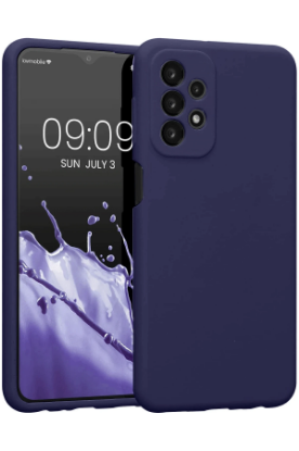 Newface Samsung Galaxy A23 4G Kılıf First Silikon - Lacivert resmi