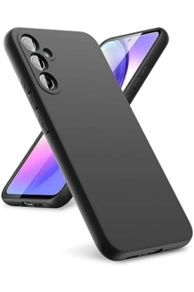 Newface Samsung Galaxy A24 4G Kılıf First Silikon - Siyah resmi