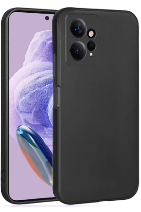 Newface Xiaomi Redmi Note 12 4G Kılıf First Silikon - Siyah resmi