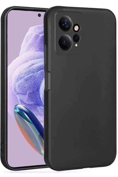 Newface Xiaomi Redmi Note 12 4G Kılıf First Silikon - Siyah resmi