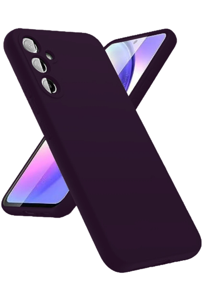 Newface Samsung Galaxy A24 4G Kılıf First Silikon - Mor resmi
