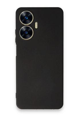 Newface Realme C55 Kılıf First Silikon - Siyah resmi
