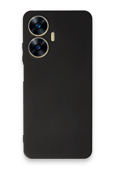 Newface Realme C55 Kılıf First Silikon - Siyah resmi