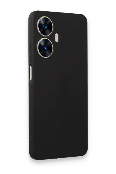 Newface Realme C55 Kılıf First Silikon - Siyah resmi