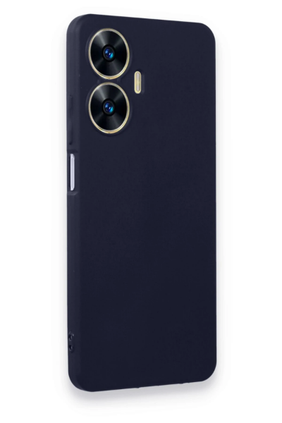 Newface Realme C55 Kılıf First Silikon - Lacivert resmi