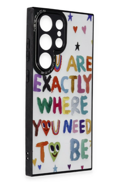 Newface Samsung Galaxy S23 Ultra Kılıf Mirror Desenli Kapak - Mirror - 10 resmi