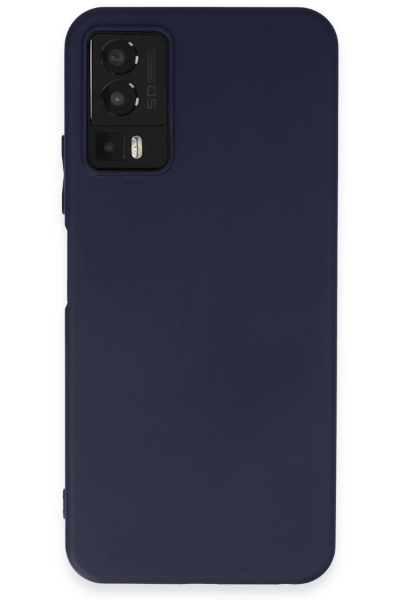 Newface General Mobile GM 23 Kılıf First Silikon - Lacivert resmi