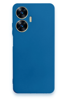 Newface Realme C55 Kılıf First Silikon - Mavi resmi