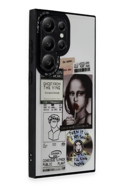 Newface Samsung Galaxy S24 Ultra Kılıf Mirror Desenli Kapak - Mirror - 2 resmi
