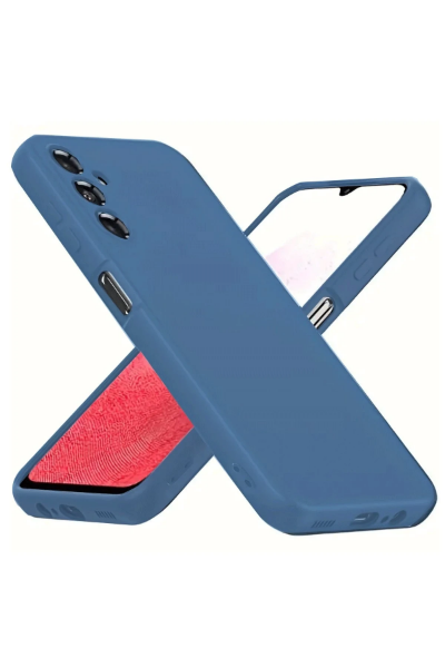 Newface Samsung Galaxy A34 5G Kılıf First Silikon - Mavi resmi
