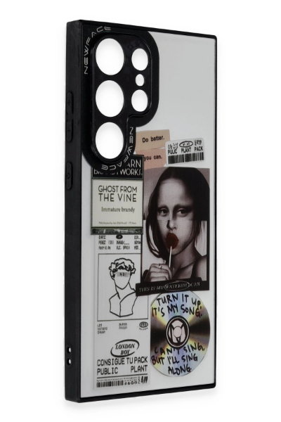 Newface Samsung Galaxy S24 Ultra Kılıf Mirror Desenli Kapak - Mirror - 2 resmi