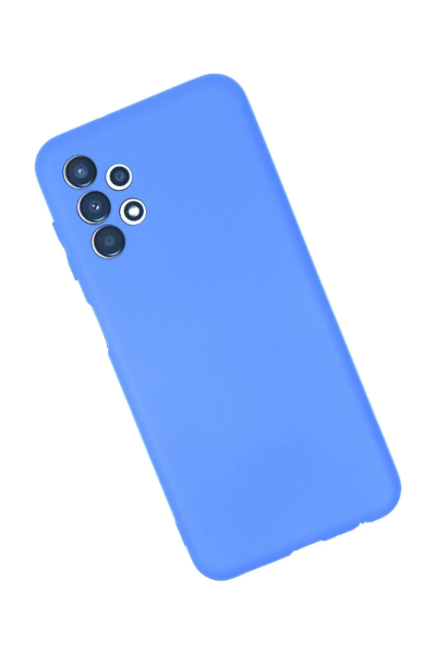 Newface Samsung Galaxy A13 4G Kılıf First Silikon - Mavi resmi