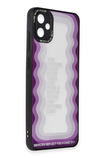 Newface Samsung Galaxy A05 Kılıf Mirror Desenli Kapak - Mirror - 5 resmi
