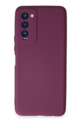 Newface Tecno Camon 18 Kılıf First Silikon - Mor resmi