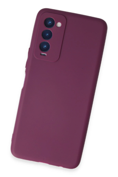 Newface Tecno Camon 18 Kılıf First Silikon - Mor resmi
