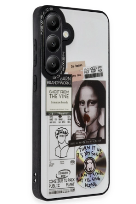 Newface Samsung Galaxy A05S Kılıf Mirror Desenli Kapak - Mirror - 2 resmi