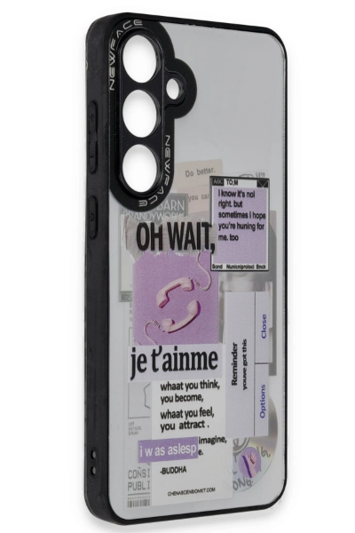 Newface Samsung Galaxy A05S Kılıf Mirror Desenli Kapak - Mirror - 4 resmi