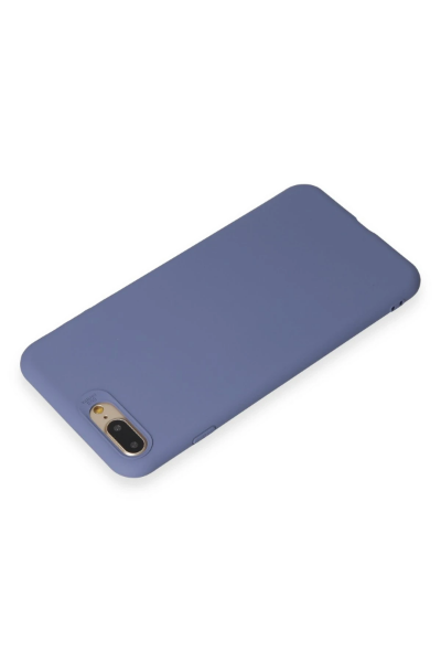 Newface iPhone 7 Plus Kılıf First Silikon - Gri resmi